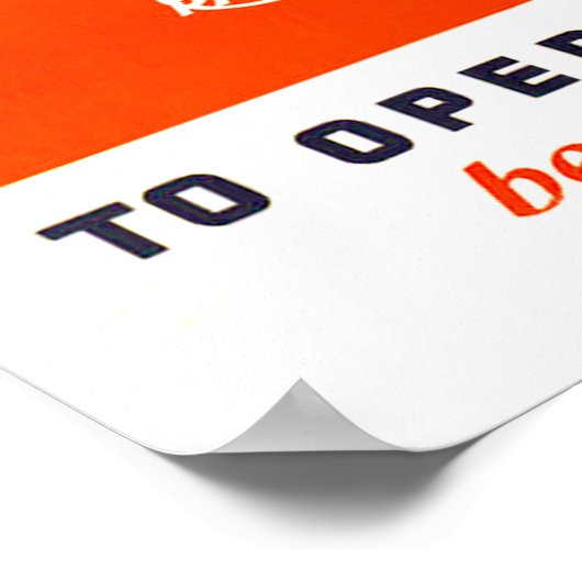 Comet - Vintages Zugplakat Poster (Ecke)