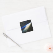 Comet West Quadratischer Aufkleber (Umschlag)