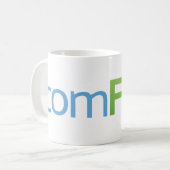 comF5- "Logo-Standard Kaffeetasse (Vorderseite Links)