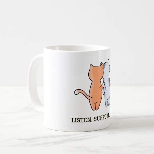 Comfort Cats | Mug Kaffeetasse (Vorderseite Links)