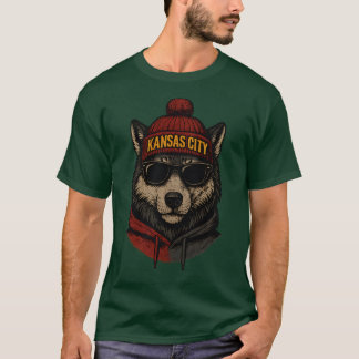 Comfort Colors Kansas City Football Maskottchen T-Shirt