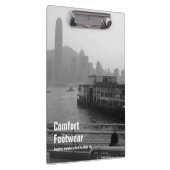 Comfort Footwear in Hong Kong mit Ihrem Namen Klemmbrett (Rechts)