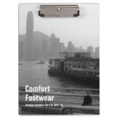 Comfort Footwear in Hong Kong mit Ihrem Namen Klemmbrett (Vorderseite)