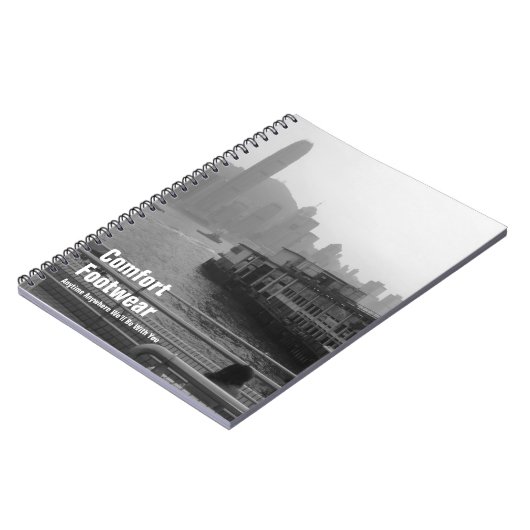 Comfort Footwear in Hongkong Notizblock (Linke Seite)