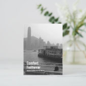 Comfort Footwear in Hongkong Postkarte (Stehend Vorderseite)