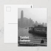 Comfort Footwear in Hongkong Postkarte (Vorne/Hinten)