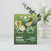Comfort Footwear Postkarte (Stehend Vorderseite)