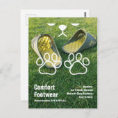 Comfort Footwear Postkarte (Vorne/Hinten)