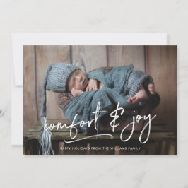Comfort & Joliday Foto Card Feiertagskarte