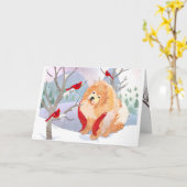 COMFORT & JOY Chow Art Cards Karte (Gelbe Blume)