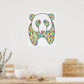 Comfort Panda Poster von Megaflora (Küche)