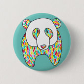 Comfort Panda von Megaflora-Design-Button Button (Vorderseite)