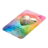 Comfort Remembrance Customizable Pet Sympathy  Magnet (Linke Seite)