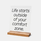 Comfort Zone Akryllische Markierung Acrylschild (Winkel)