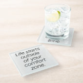 Comfort Zone Glass Untersetzer (Schrägansicht)