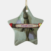 Comfort zone Hakuna Matata Immer Liebe Geschenke f Keramik Ornament (Rechts)