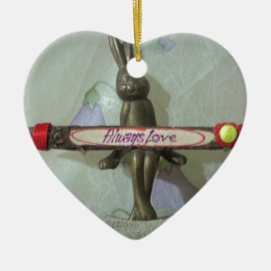 Comfort zone Hakuna Matata Immer Liebe Geschenke f Keramik Ornament (Vorne)