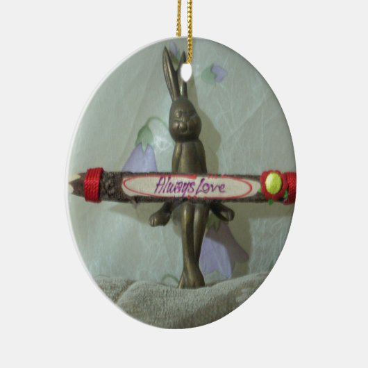 Comfort zone Hakuna Matata Immer Liebe Geschenke f Keramikornament (Rechts)