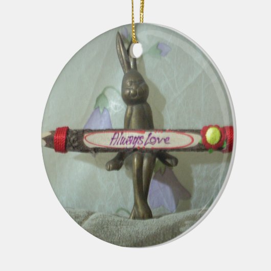 Comfort zone Hakuna Matata Immer Liebe Geschenke f Keramikornament (Links)
