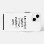 Comfort Zone iPhone Case Hülle (Rückseite (Horizontal))