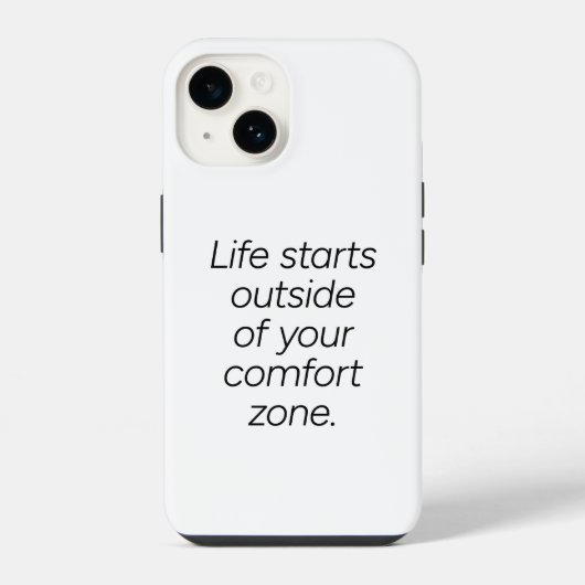 Comfort Zone iPhone Case Hülle (Rückseite)