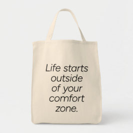 Comfort Zone Lebensmittelgeschäft Tote Bag Tragetasche