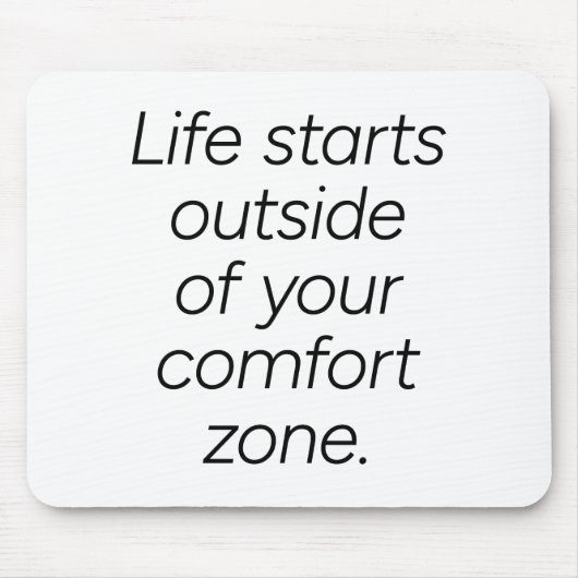 Comfort Zone Mouse Pad Mousepad (Vorne)