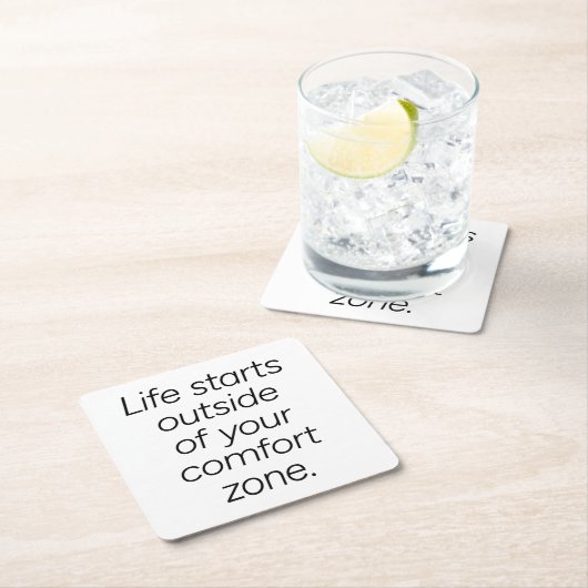 Comfort Zone Paper Untersetzer (Vor Ort)