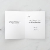 Comforting Angel Sympathy Karte (Innenseite)