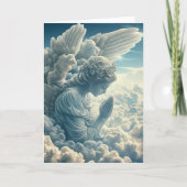 Comforting Angel Sympathy Karte (Vorderseite)