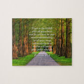 Comforting Bibelverse von Sprichwörtern 3:5-6 Puzzle (Horizontal)