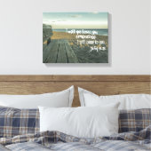Comforting Bible Verse (John) Leinwanddruck (Insitu (Schlafzimmer))