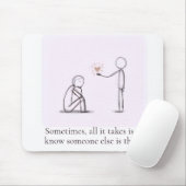 Comforting, Inspirational and Uplifting Art print Mousepad (Mit Mouse)