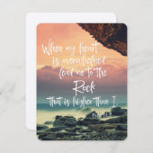 Comforting Psalms Bible Verse (Vorne/Hinten)