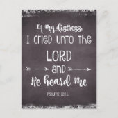 Comforting Psalms Bible Verse Postkarte (Vorderseite)