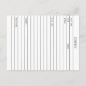 Comfrey Materia Medica Pflanze Card Postkarte (Rückseite)