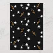 Comfy and Cozy New Year's Eve Party Invitation Einladung (Rückseite)