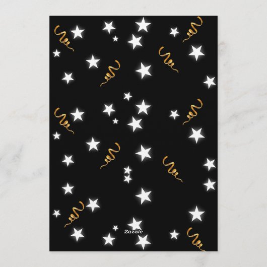 Comfy and Cozy New Year's Eve Party Invitation Einladung (Rückseite)