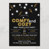 Comfy and Cozy New Year's Eve Party Invitation Einladung (Vorderseite)