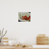 Comfy Corgi Poster (Küche)