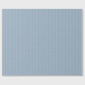 Comfy Cozy Knit Sweater Wrapping Paper - Blue Geschenkpapier (Flach)