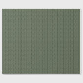 Comfy Cozy Knit Sweater Wrapping Paper - Green Geschenkpapier (Flach)