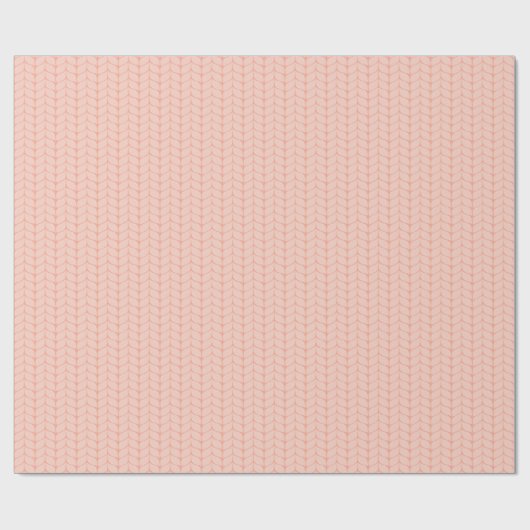 Comfy Cozy Knit Sweater Wrapping Paper - Pink Geschenkpapier (Flach)
