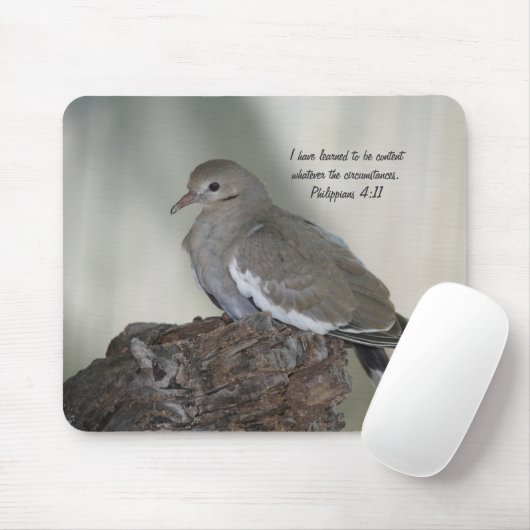 Comfy Dove Mousepad (Mit Mouse)