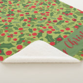 Comfy Frohe Weihnachten Urlaub Mistletoe Sherpadecke (3/4)