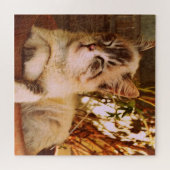 Comfy Sleepy Kitty Puzzle (Horizontal)