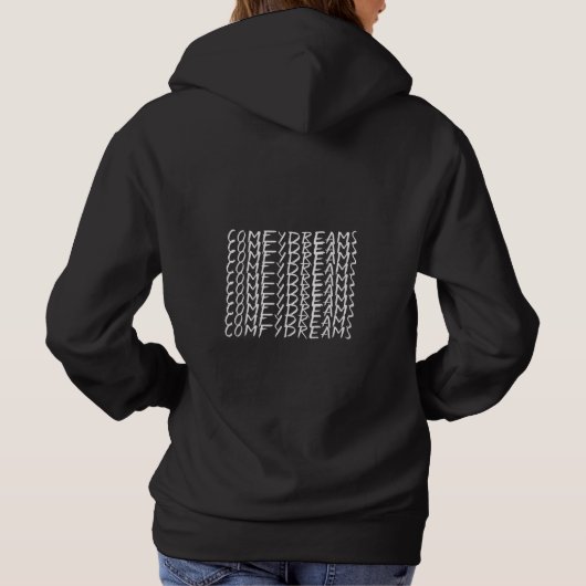 ComfyDreams Black Hoodie (Rückseite)