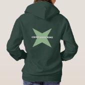 Comfydreams Green Star entworfen Hoodie (Rückseite)