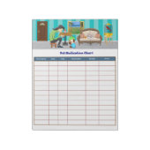 ComfyPaws Pet-Medikationstabelle Notizblock (Rotiert)