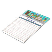 ComfyPaws Pet-Medikationstabelle Notizblock (angewinkelt)